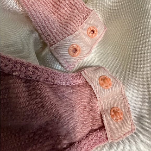 Blush Ribbed Backless Bodysuit - Picture 6 of 6